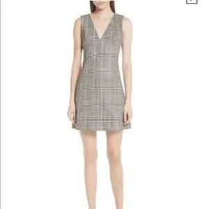 Theory Dresses New Theory Autumn A Line Mini Plaid Mini Dress